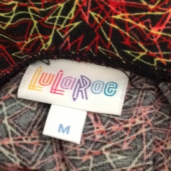 LuLaRoe women's geometric pattern size M skirt with pockets - Picture 5 of 7